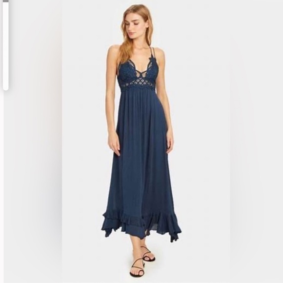 Free People One Adella Max Slip Dress, Size Small - Picture 3 of 6